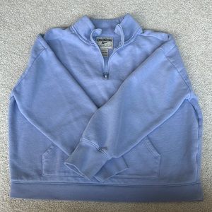 Girl’s 3/4 quarter zip sweatshirt